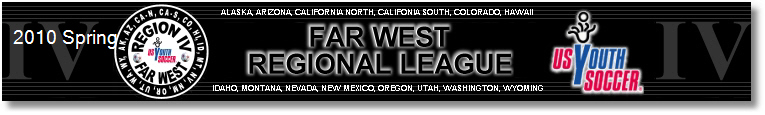 2010 Far West Reginal League Spring Season banner